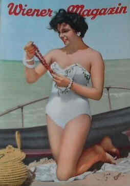 WIENER MAGAZIN magazine side cover September 1957