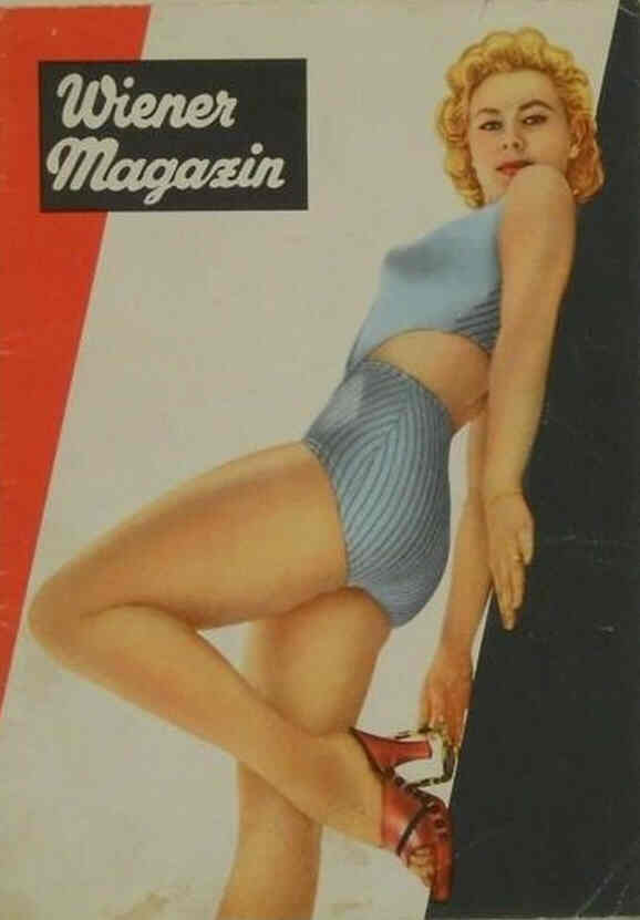 WIENER MAGAZIN magazine side cover April 1958