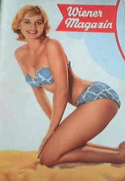 WIENER MAGAZIN magazine side cover July 1958