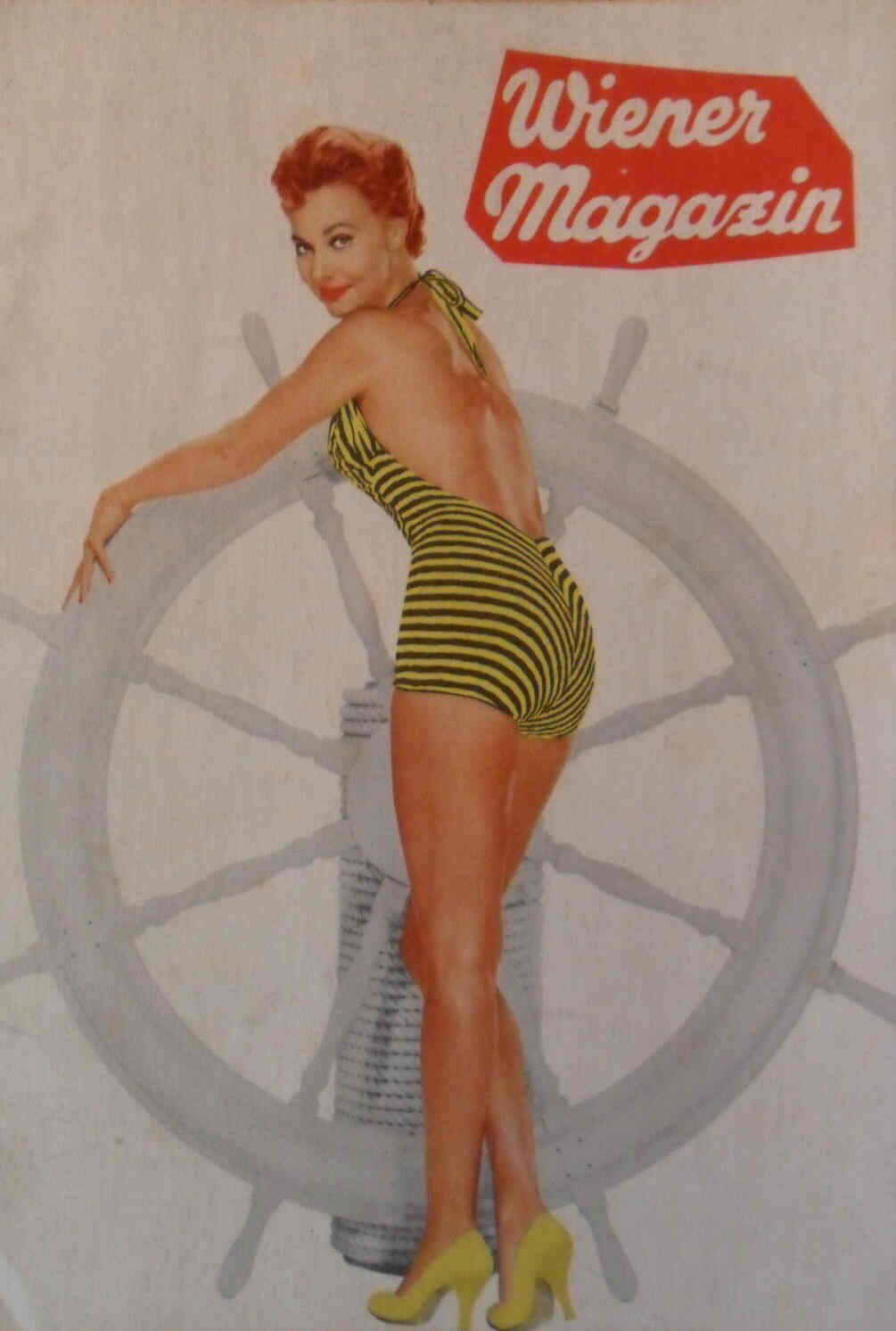 WIENER MAGAZIN magazine side cover October 1958