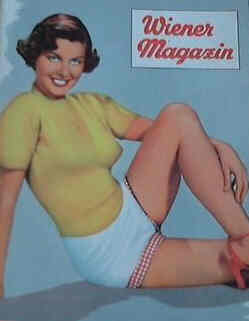 WIENER MAGAZIN magazine side cover April 1959