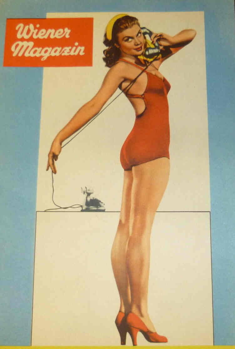 WIENER MAGAZIN magazine side cover July 1959