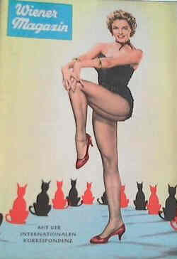 WIENER MAGAZIN magazine side cover February 1960