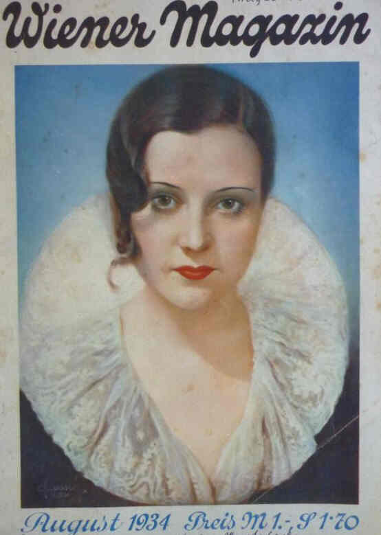 WIENER MAGAZIN magazine side cover August 1934