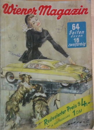 WIENER MAGAZIN magazine side cover  March 1948