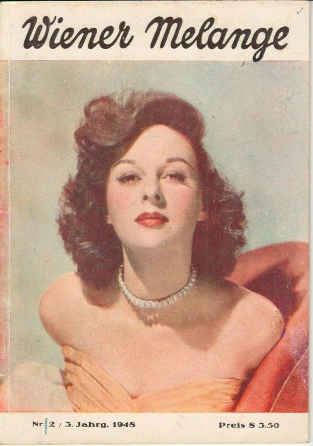 WIENER MELANGE magazine side cover Issue 2   1948