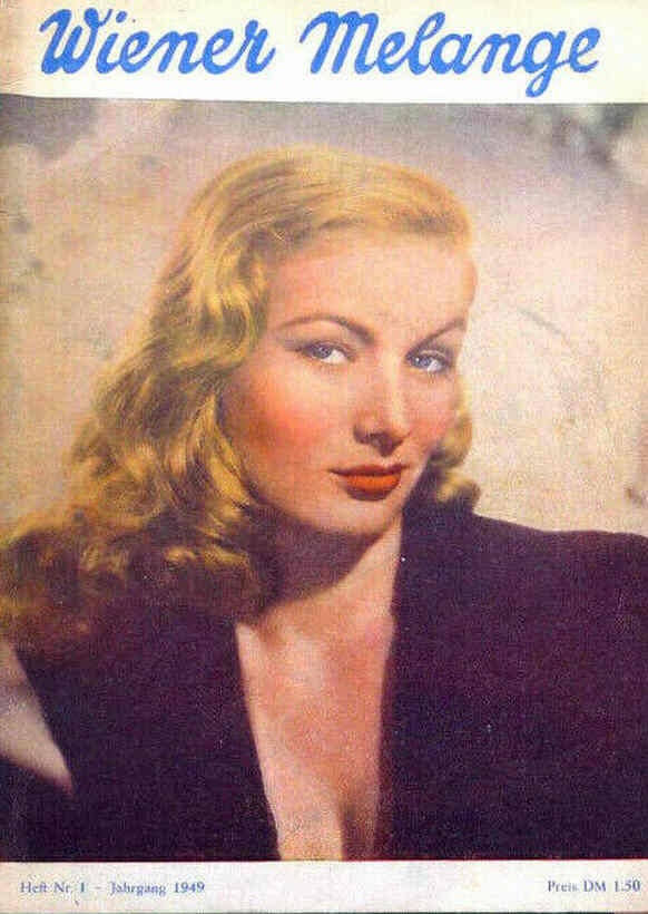 WIENER MELANGE magazine side cover Issue 1   1949