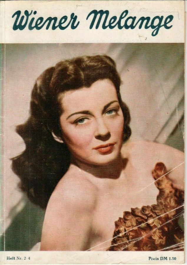 WIENER MELANGE magazine side cover Issue 2   1949