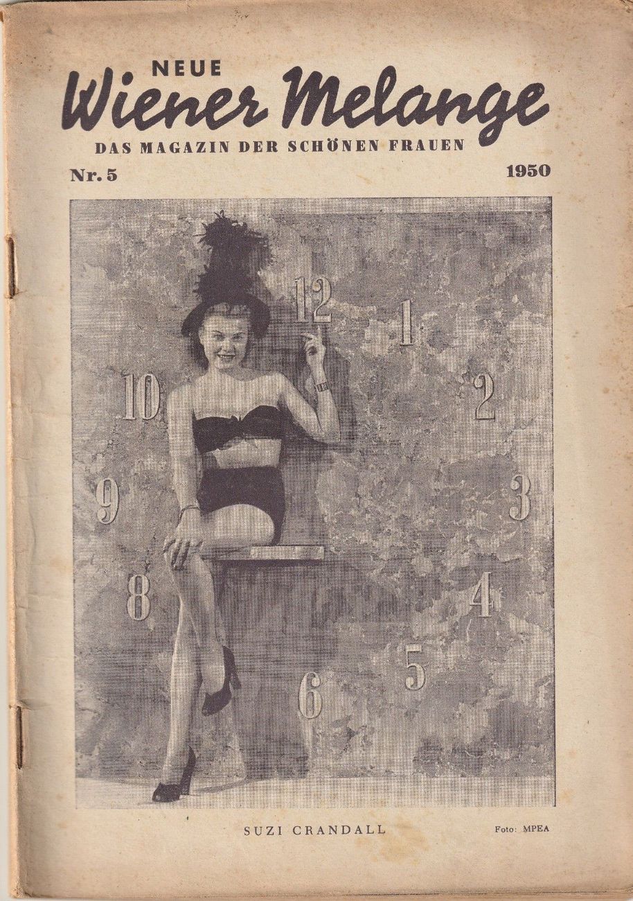 WIENER MELANGE magazine side cover Issue 5   1950