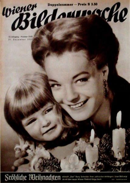 WIENER BILDERWOCHE magazine side cover Issue 51-52 21 December 1957