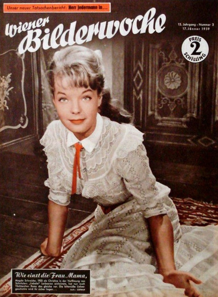 WIENER BILDERWOCHE magazine side cover Issue 3 17 January 1959