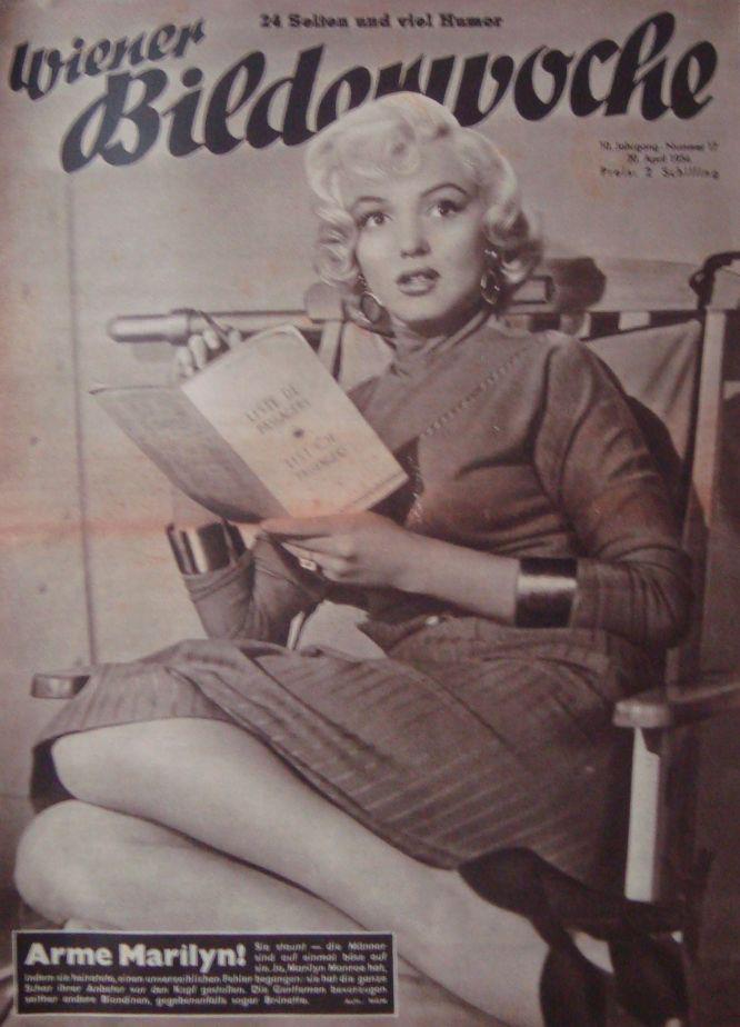 WIENER BILDERWOCHE magazine side cover 20 April 1954
