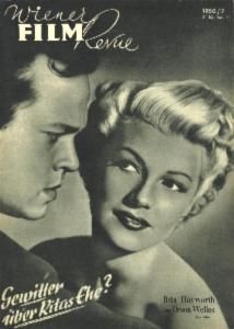 WIENER FILM REVUE magazine side cover Issue 7  1950