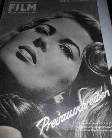 WIENER FILM REVUE magazine side cover Issue 10  1952