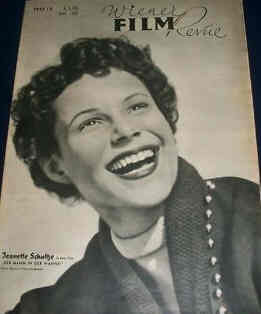 WIENER FILM REVUE magazine side cover Issue 5  1952