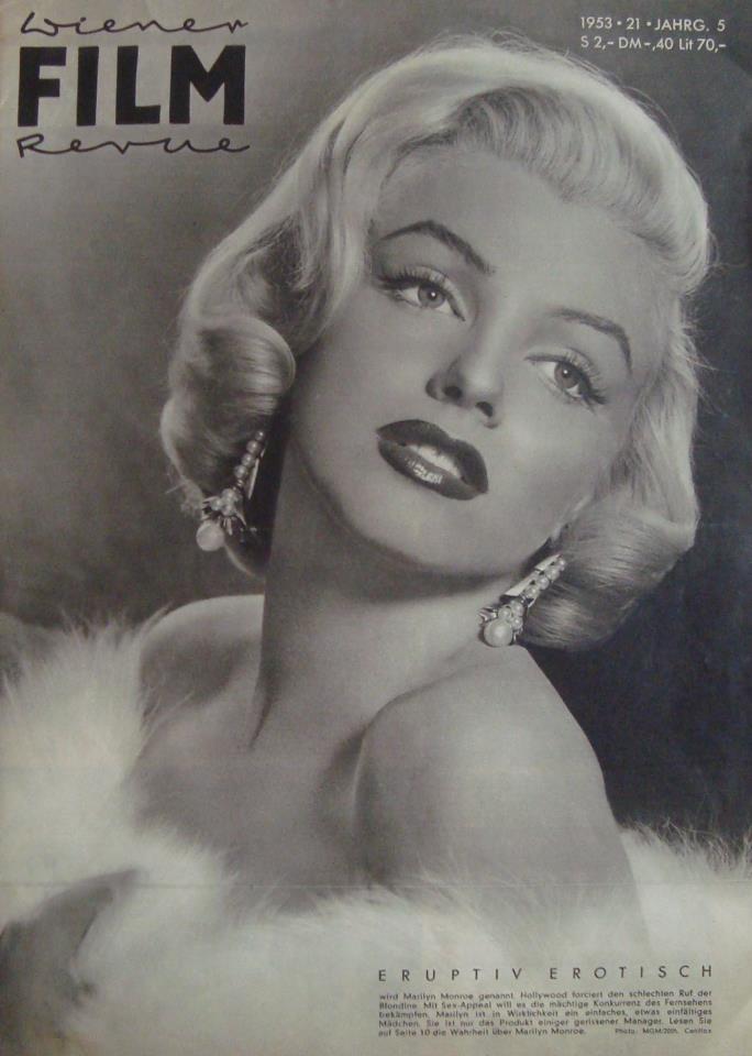 WIENER FILM REVUE magazine side cover Issue 21  1953