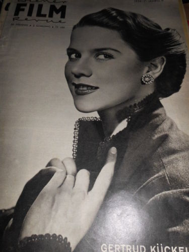 WIENER FILM REVUE magazine side cover Issue 7  1954