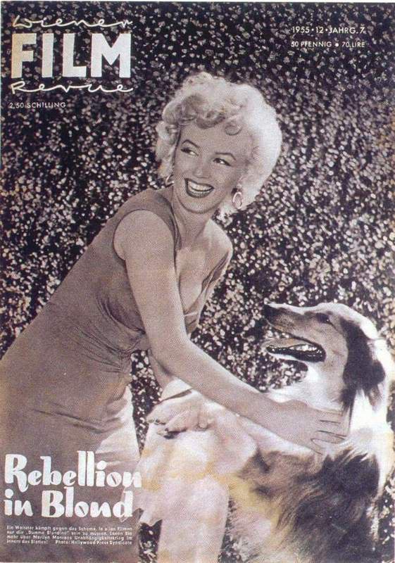 WIENER FILM REVUE magazine side cover Issue 12  1955