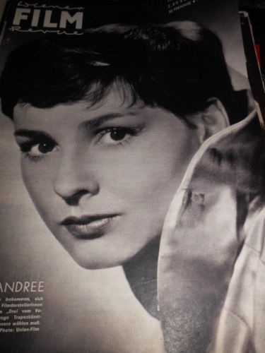 WIENER FILM REVUE magazine side cover Issue 13  1955
