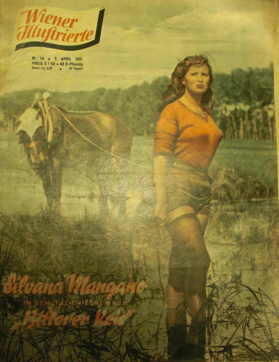 WIENER ILLUSTRIERTE magazine side cover 7 April 1951