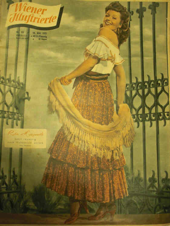 WIENER ILLUSTRIERTE magazine side cover 19 May 1951