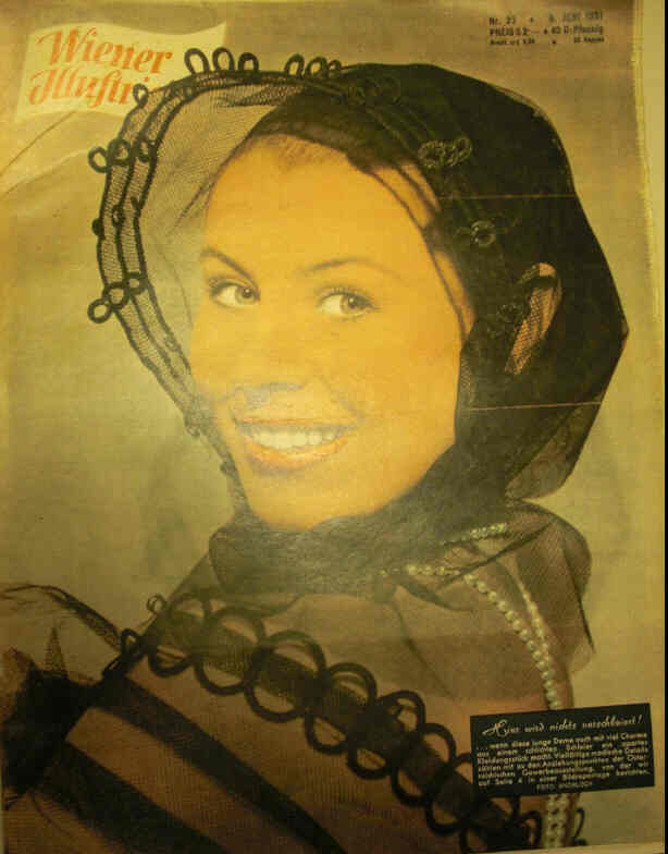 WIENER ILLUSTRIERTE magazine side cover 9 June 1951