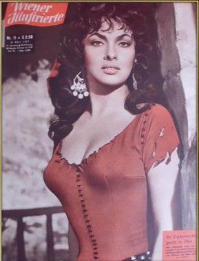 WIENER ILLUSTRIERTE magazine side cover Issue 11  1957