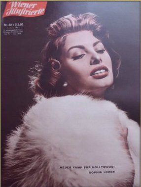 WIENER ILLUSTRIERTE magazine side cover Issue 22  1957