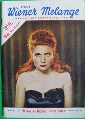 WIENER MELANGE magazine side cover Issue 4  1949