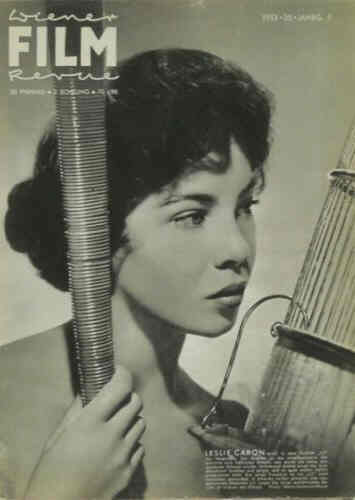 WIENER FILM REVUE magazine side cover Issue 25  1953