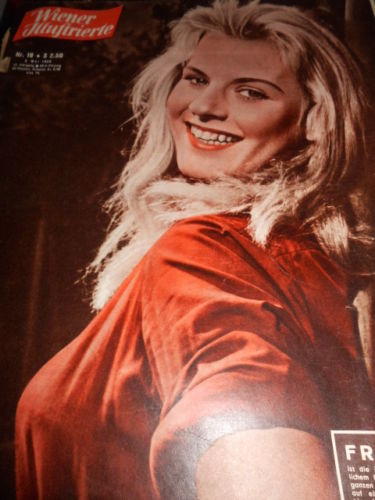 WIENER ILLUSTRIERTE magazine side cover 3 May 1958