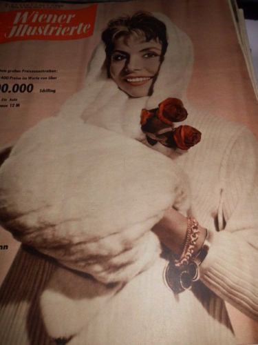 WIENER ILLUSTRIERTE magazine side cover 16 January 1960