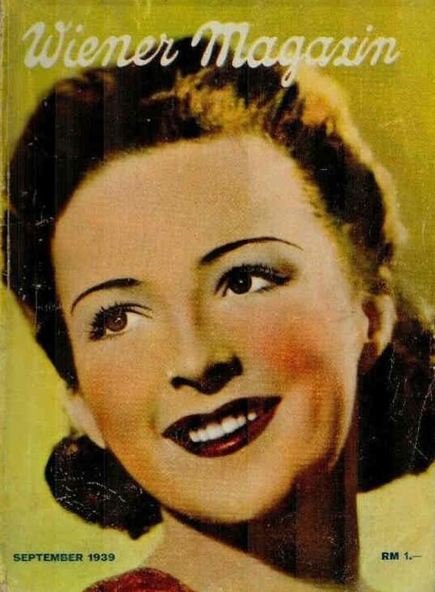 WIENER MAGAZIN magazine side cover  September 1939