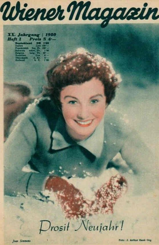 WIENER MAGAZIN magazine side cover  January 1950