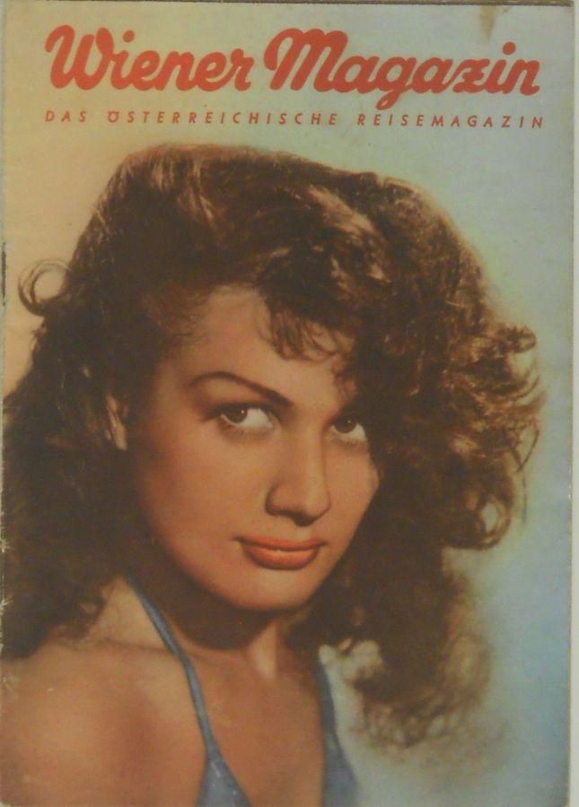 WIENER MAGAZIN magazine side cover  May 1953
