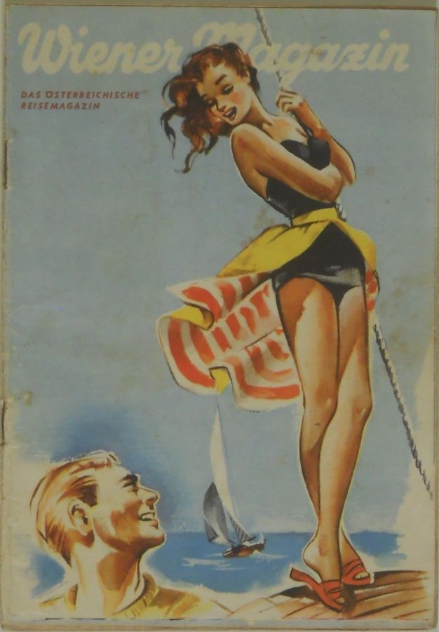 WIENER MAGAZIN magazine side cover  June 1953