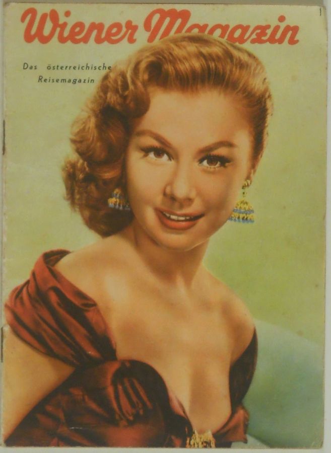 WIENER MAGAZIN magazine side cover  April 1954