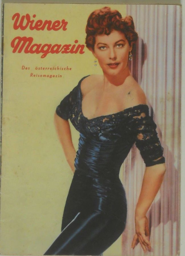 WIENER MAGAZIN magazine side cover  November 1954