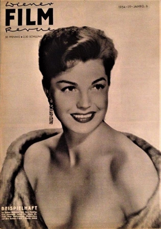 WIENER FILM REVUE magazine side cover Issue 19   1954
