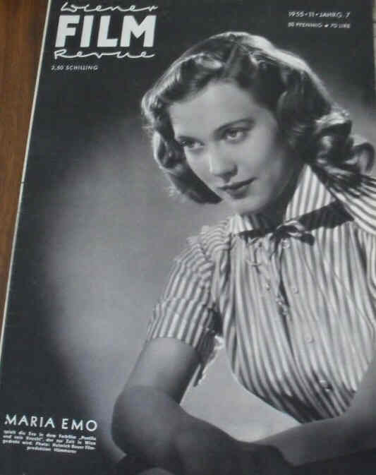 WIENER FILM REVUE magazine side cover Issue 11   1955