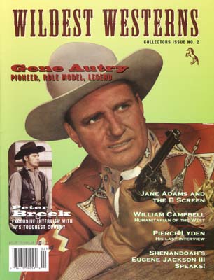 WILDEST WESTERNS magazine side cover Issue 2  2000