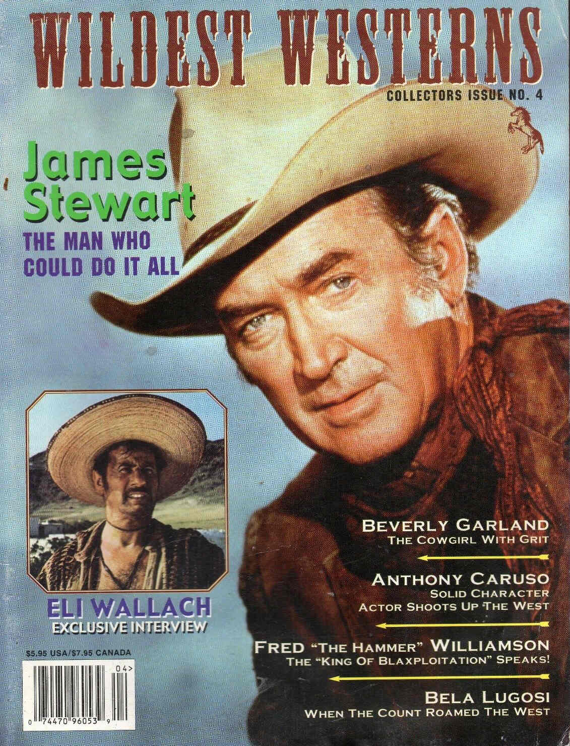 WILDEST WESTERNS magazine side cover Issue 4  2002