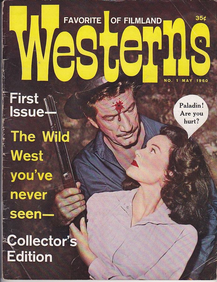 WILDEST WESTERNS 1960 magazine side cover Issue 1 May 1960