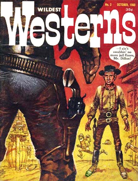 WILDEST WESTERNS 1960 magazine side cover Issue 3 October 1960