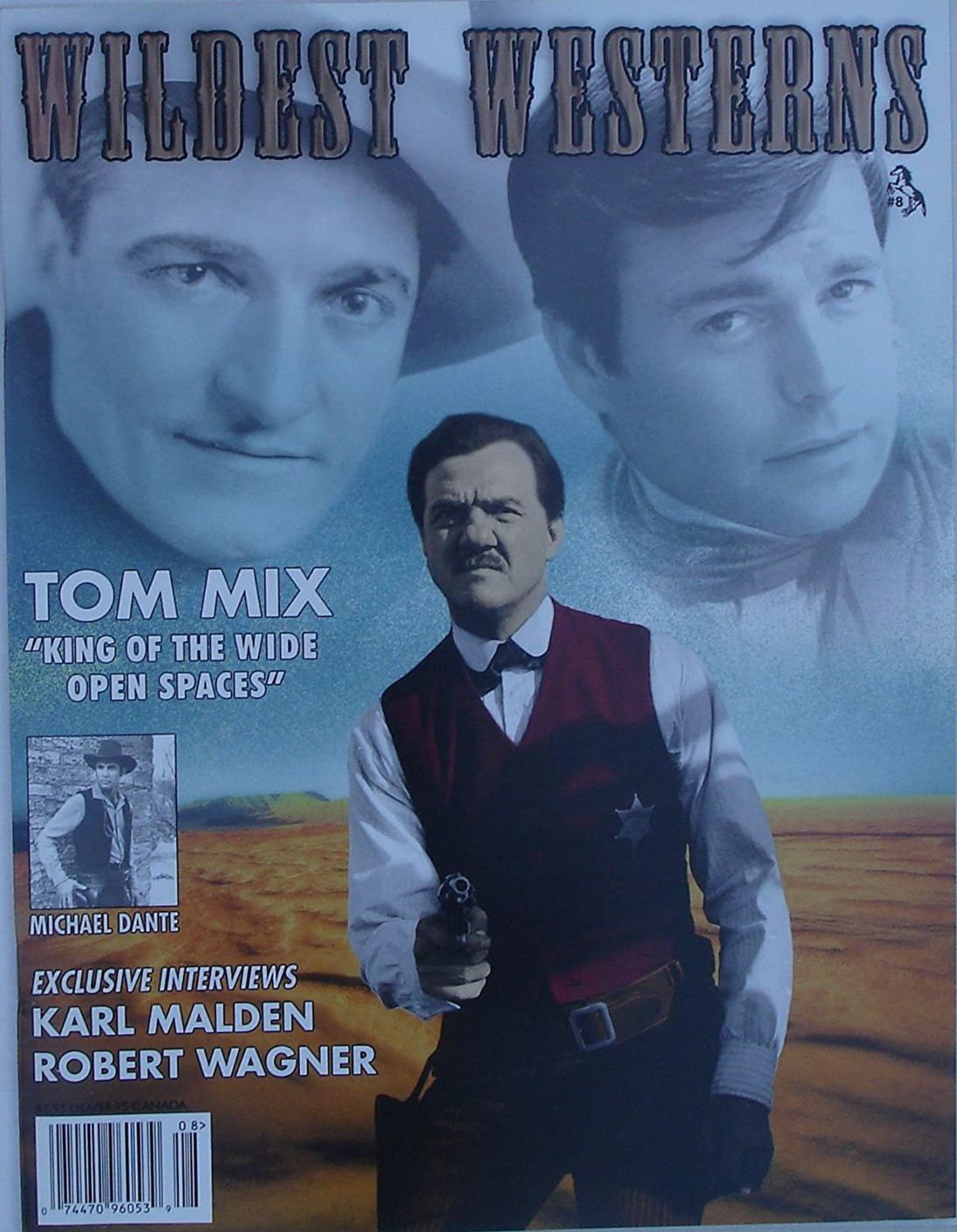 WILDEST WESTERNS magazine side cover Issue 8   2006