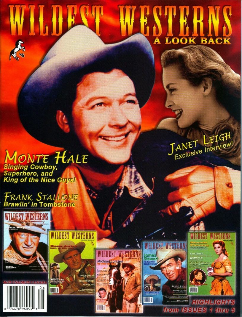 WILDEST WESTERNS magazine side cover Issue 6   2004