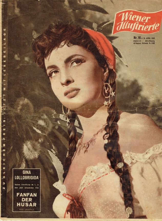 WIENER ILLUSTRIERTE magazine side cover 18 April 1953