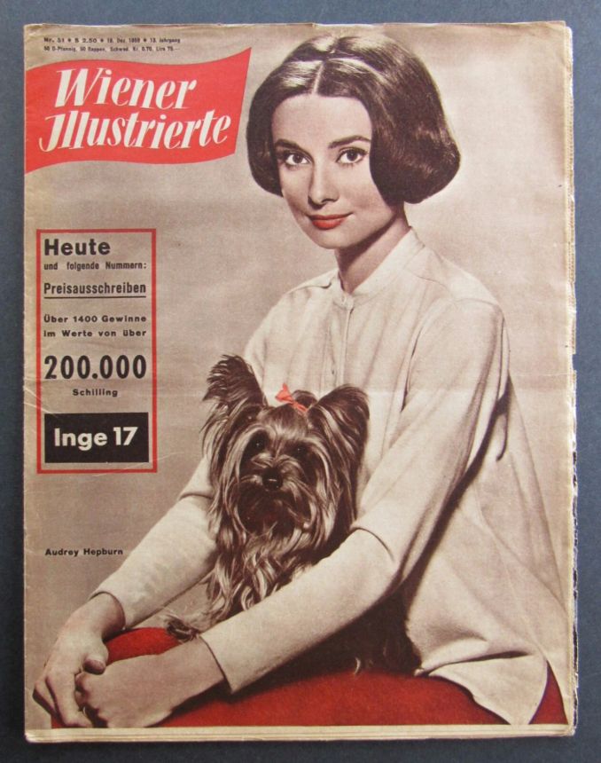 WIENER ILLUSTRIERTE magazine side cover 18 December 1958