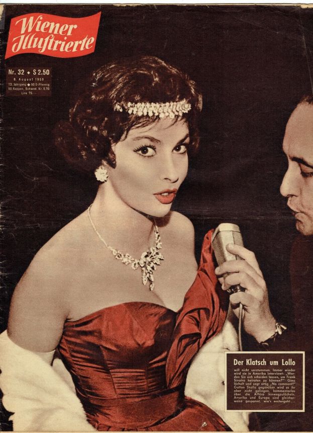 WIENER ILLUSTRIERTE magazine side cover 8 August 1959
