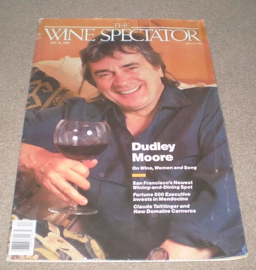 WINE SPECTATOR magazine side cover 31 October 1990
